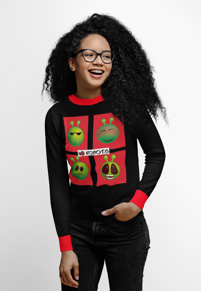 Alien Emoji Youth Sweatshirt